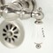Kingston Brass CA1003T8 3-3/8" Tub Wall Mount Clawfoot Tub Faucet, Brushed Nickel CA1003T8 - alternate 3